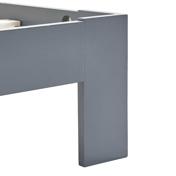 Sengestel massivt fyrretræ 100 x 200 cm grå - Sengeramme - Sengerammer - Home & Living