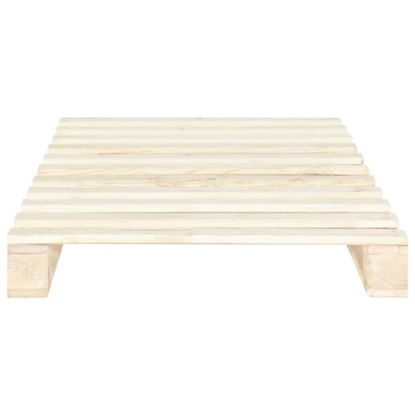 Palleseng massivt fyrretræ 100 x 200 cm - Sengeramme - Sengerammer - Home & Living