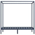 Pikkukuva 4 / 8: Pylvässänky harmaa täysi mänty 100x200 cm - Sängynrunko - Sängynrungot - Home & Living