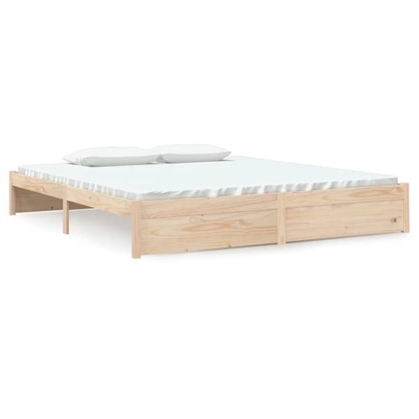Sengeramme 180x200 cm massivt fyrretræ - Sengeramme - Sengerammer - Home & Living