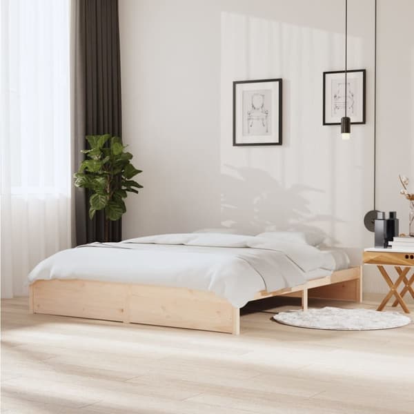 Sengeramme 180x200 cm massivt fyrretræ - Sengeramme - Sengerammer - Home & Living
