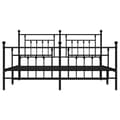 Pikkukuva 6 / 10: Metallinen sängynrunko päädyillä musta 180x200 cm - Sängynrunko -sängynrungot - Varavuode - Home & Living