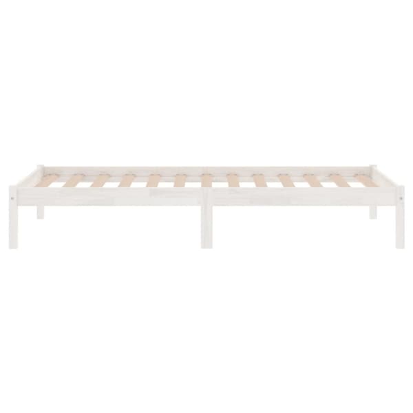 Sengeramme 90x190 cm Single massivt træ hvid - Sengestel - Sengeramme - Home & Living