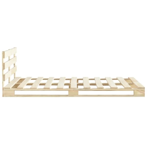 Palleseng massivt fyrretræ 120 x 200 cm - Sengeramme - Sengerammer - Home & Living
