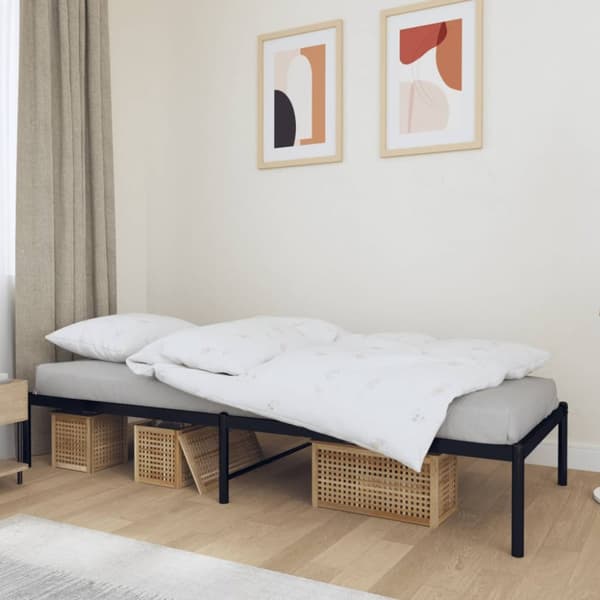 Sengeramme 75x190 cm metal sort - Sengestel - Sengeramme - Home & Living