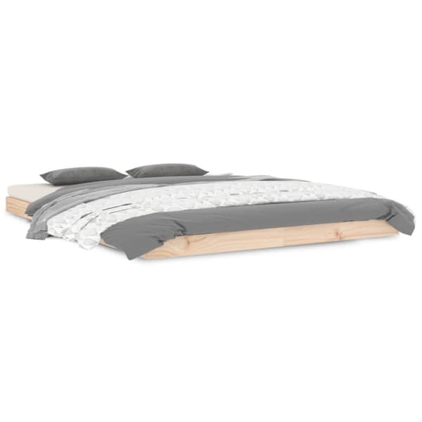 Sengeramme 140x190 cm massivt fyrretræ - Sengestel - Sengeramme - Home & Living