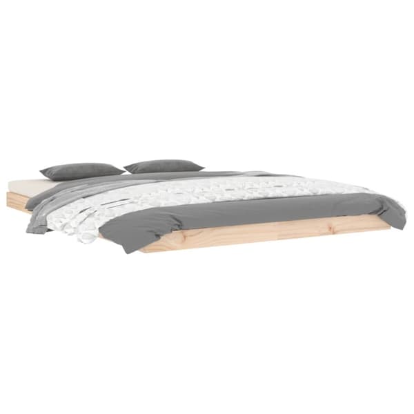 Sengeramme 140x190 cm massivt fyrretræ - Sengestel - Sengeramme - Home & Living