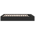 Miniatyrbilde 4 av 10: vidaXL Sengeramme svart 140x200 cm konstruert tre