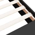 Miniatyrbilde 7 av 10: vidaXL Sengeramme svart 140x200 cm konstruert tre