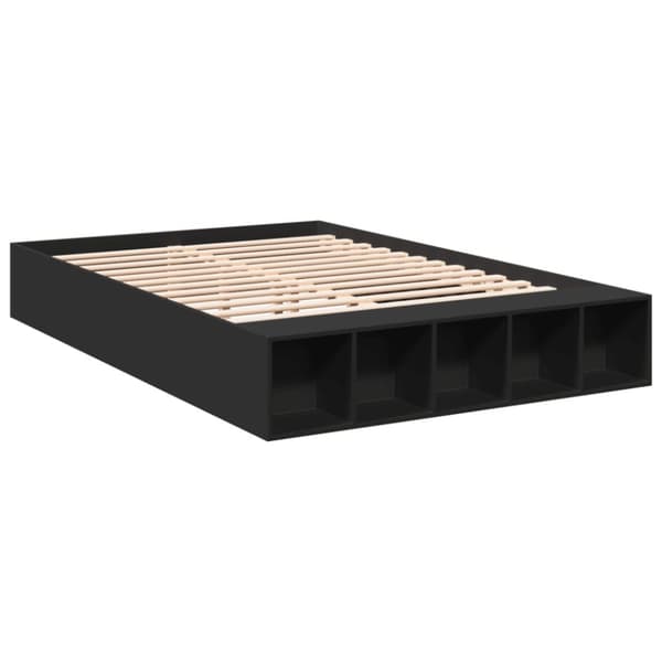 vidaXL Sengeramme svart 140x200 cm konstruert tre