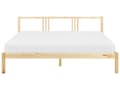 Miniatyrbilde 4 av 11: Sengeramme Lys Furu Tre Double Størrelse 180 x 200 cm Spaltegulv Moderne