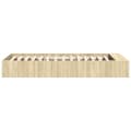 Miniatyrbilde 4 av 10: vidaXL Sengeramme sonoma eik 100x200 cm konstruert tre