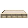 Miniatyrbilde 3 av 10: vidaXL Sengeramme sonoma eik 180x200 cm konstruert tre