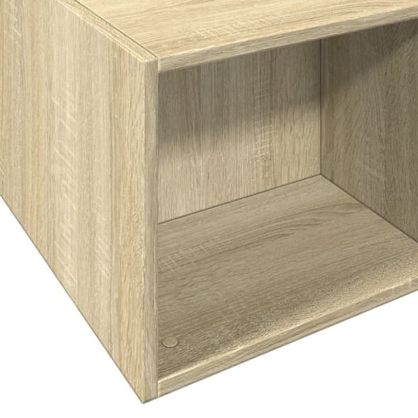 vidaXL Sengeramme sonoma eik 180x200 cm konstruert tre