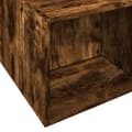 Miniatyrbilde 6 av 10: vidaXL Sengeramme røkt eik 120x190 cm konstruert tre