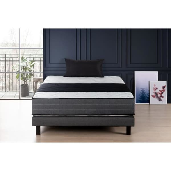 Madrass + resårsats 160x200 cm - Memory foam - 28cm - 5 zoner - Fast - DEKO DREAM HOTEL PREMIUM LUX