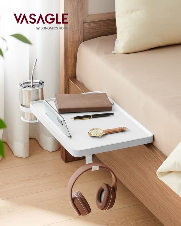 Rootz Bamboo sängbricka - Sängbord - Frukost i sängbricka - Lätt - Miljövänlig - Bärbar - 27 cm x 37,8 cm x 7,9 cm