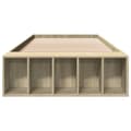 Miniatyrbilde 3 av 10: vidaXL Sengeramme sonoma eik 90x200 cm konstruert tre