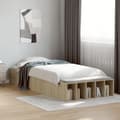 Miniatyrbilde 2 av 10: vidaXL Sengeramme sonoma eik 90x190 cm konstruert tre
