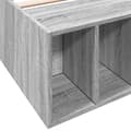 Miniatyrbilde 6 av 10: vidaXL Sengeramme grå sonoma 75x190 cm konstruert tre