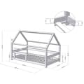 Miniatyrbild 3 av 4: Lit cabane - Benlemi - TERY - 140x200 cm - Massivt trä - Barnstil
