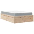 Pikkukuva 1 / 11: vidaXL Sänky patjalla 120x190 cm täysi mänty