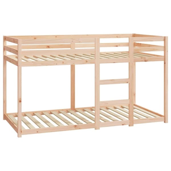 vidaXL køjeseng 90x190 cm massivt fyrretræ