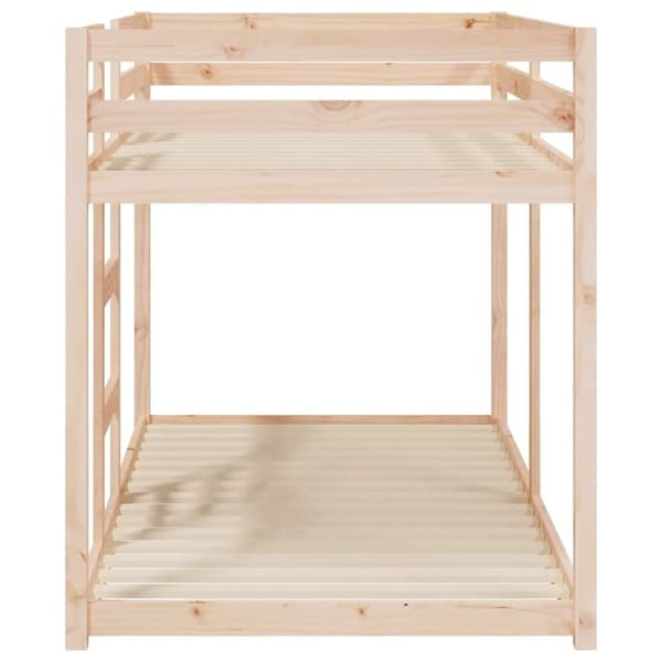 vidaXL køjeseng 90x190 cm massivt fyrretræ