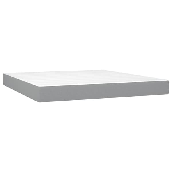 vidaXL Säng med madrass vit 120x190 cm massiv furu