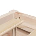 Miniatyrbilde 6 av 9: vidaXL Sengeramme uten madrass 120x190 cm heltre furu
