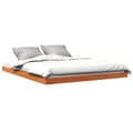 Miniatyrbilde 3 av 10: vidaXL Sengeramme brun 160x200 cm heltre furu