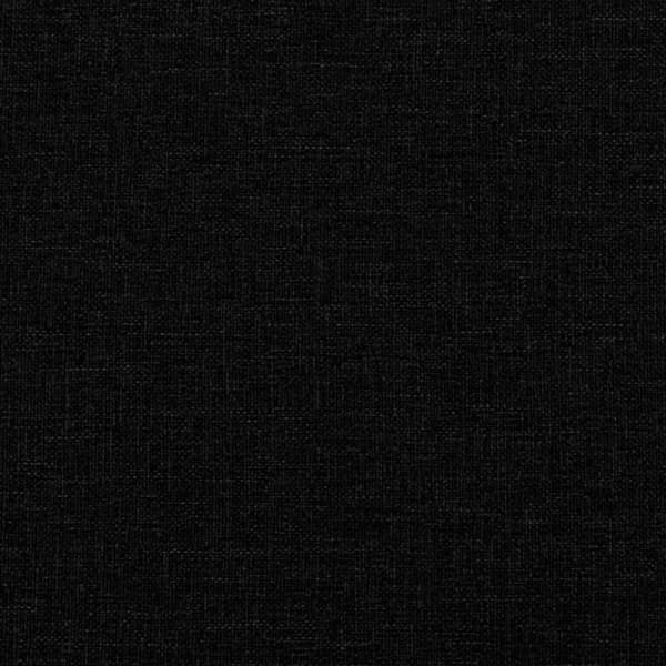 vidaXL Seng med madras 120x200 cm stof sort