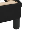 Miniatyrbillede 6 af 9: vidaXL seng med madras 140x190 cm velour sort