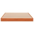 Miniatyrbilde 4 av 10: vidaXL Sengeramme brun 90x200 cm heltre furu