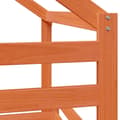 Miniatyrbilde 9 av 11: vidaXL Barneseng med tak voksbrun 80x200 cm heltre furu