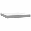 Miniatyrbilde 7 av 11: vidaXL Seng med madrass hvit 160x200 cm heltre furu