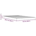 Miniatyrbilde 9 av 10: vidaXL Sengeramme brun 120x200 cm heltre furu