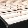 Miniatyrbilde 6 av 9: vidaXL Sengeramme svart 150x200 cm konstruert tre og metall