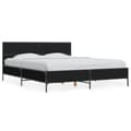 Miniatyrbilde 9 av 9: vidaXL Sengeramme svart 150x200 cm konstruert tre og metall