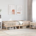 Miniatyrbilde 1 av 9: vidaXL Sengeramme uten madrass 80x200 cm heltre furu