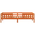 Miniatyrbilde 4 av 9: vidaXL Sengeramme uten madrass voksbrun 90x190 cm heltre furu