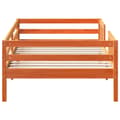 Miniatyrbilde 5 av 9: vidaXL Sengeramme uten madrass voksbrun 90x190 cm heltre furu