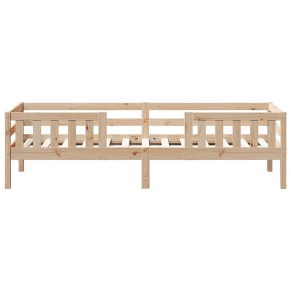 vidaXL sengestel 80x200 cm massivt fyrretræ
