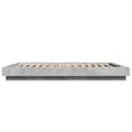 Miniatyrbilde 6 av 11: vidaXL Sengeramme med LED-lys betonggrå 120x190 cm konstruert tre