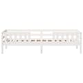 Miniatyrbilde 4 av 9: vidaXL Sengeramme uten madrass hvit 75x190 cm heltre furu