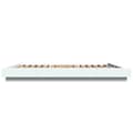 Miniatyrbilde 6 av 11: vidaXL Sengeramme med LED-lys hvit 160x200 cm konstruert tre