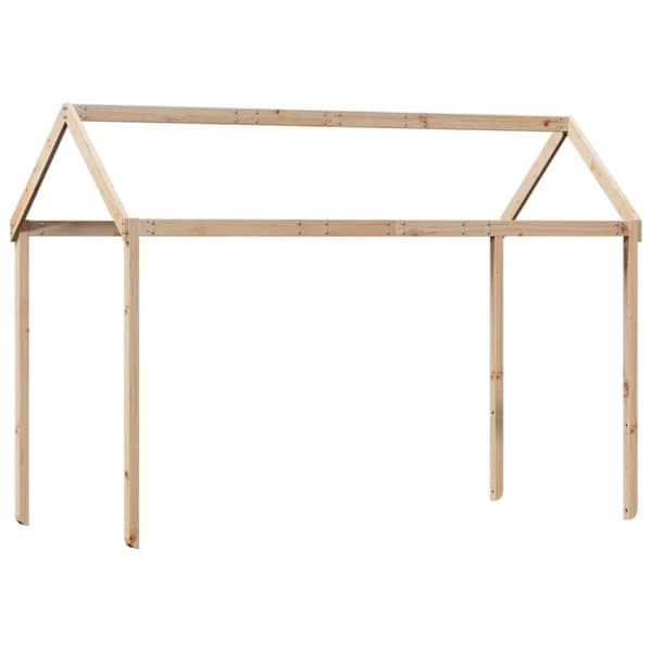 vidaXL Kerrossänky katolla 80x200 cm täysi mänty