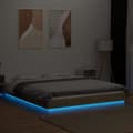 Miniatyrbilde 4 av 11: vidaXL Sengeramme med LED-lys sonoma eik 160x200 cm konstruert tre