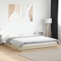 Miniatyrbilde 1 av 11: vidaXL Sengeramme med LED-lys sonoma eik 160x200 cm konstruert tre