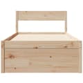 Miniatyrbilde 3 av 10: vidaXL Sengeramme uten madrass 100x200 cm heltre furu